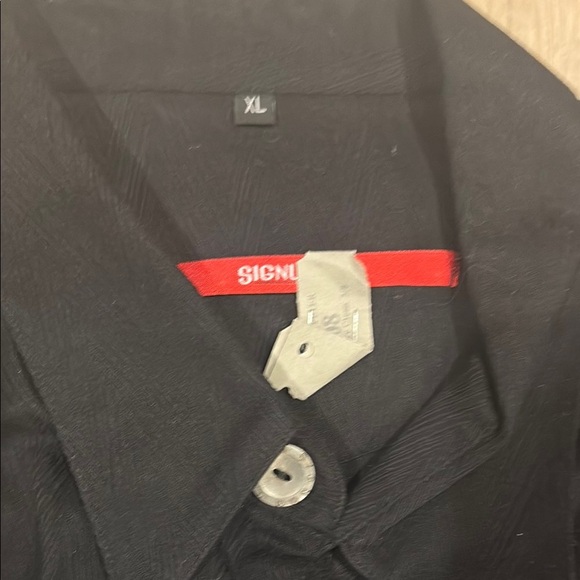 Men's Black Casual Button Down Shirt - Picture 2 of 10